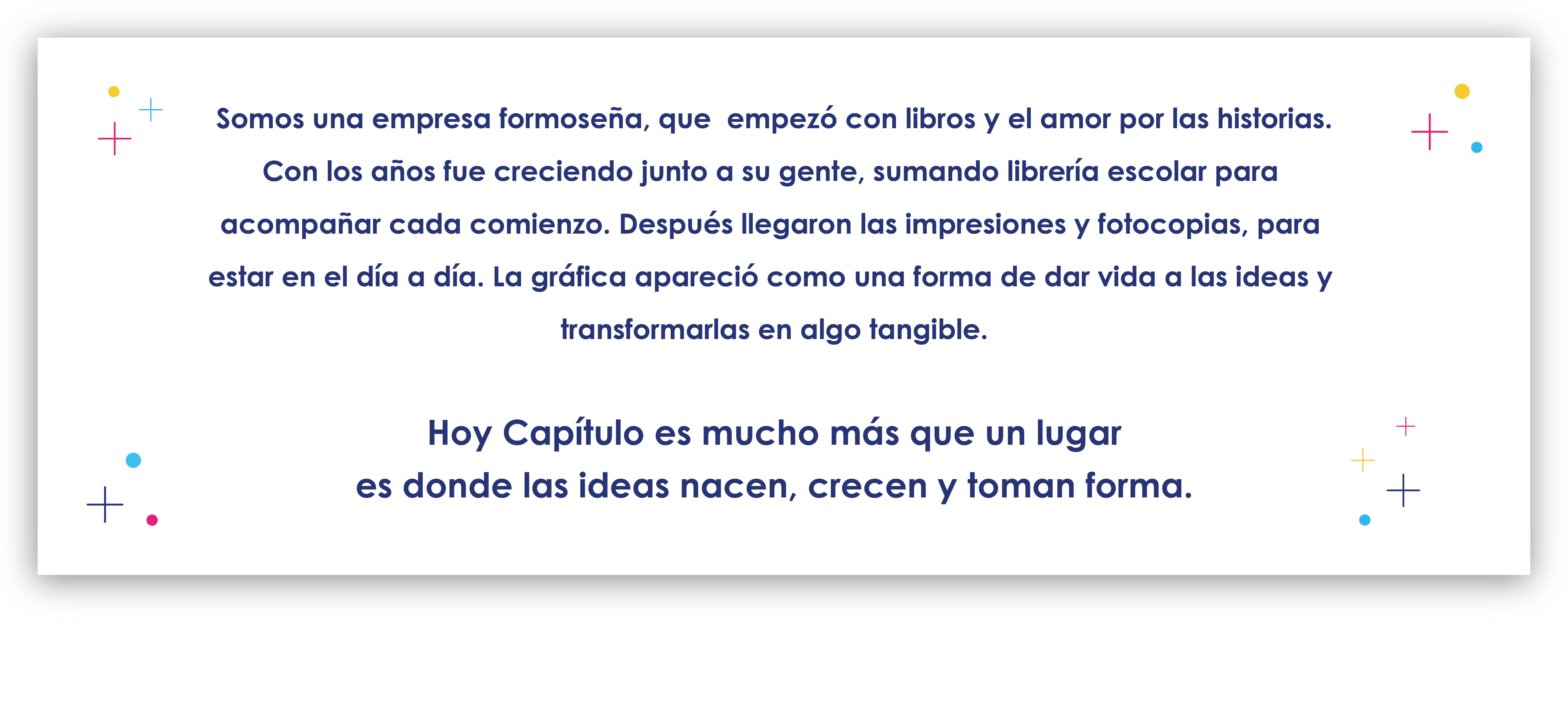 Texto institucional Capítulo